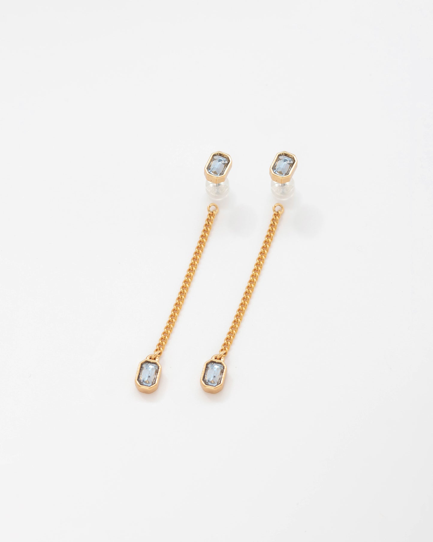 ARETES 2 EN 1 CRISTALES - AZUL