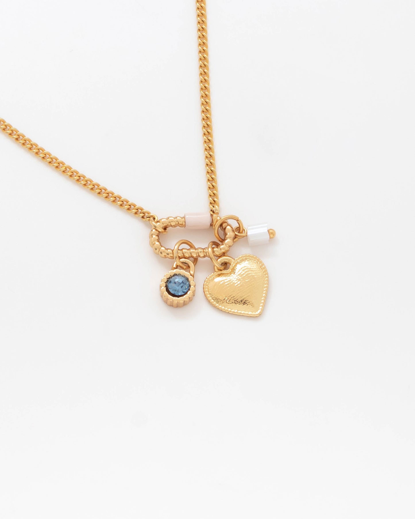 COLLAR BROCHE CRISTAL + ARETES