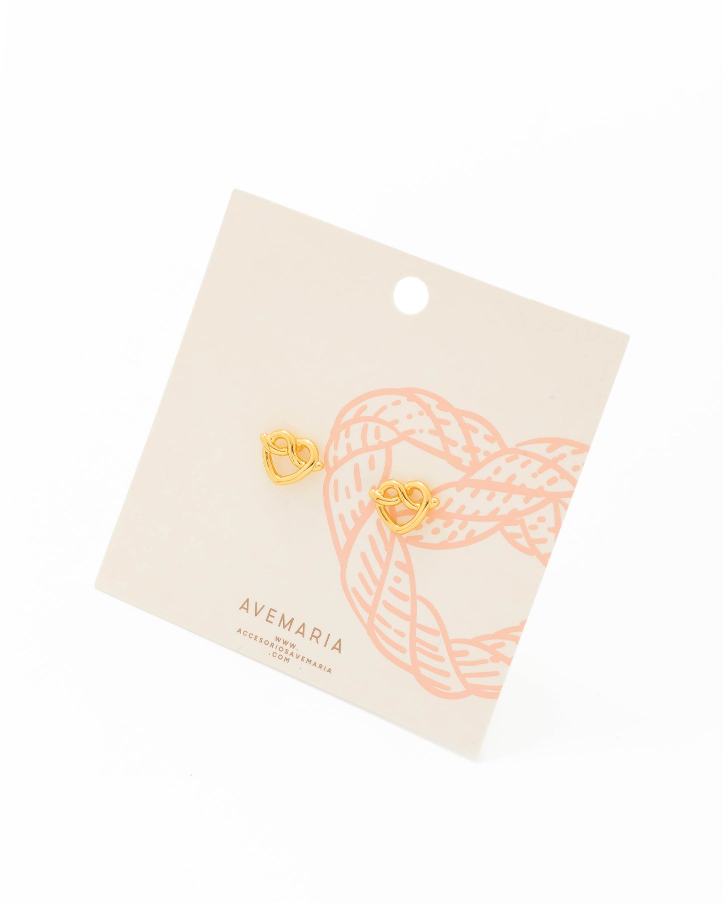 ARETES CORAZÓN LAZO*