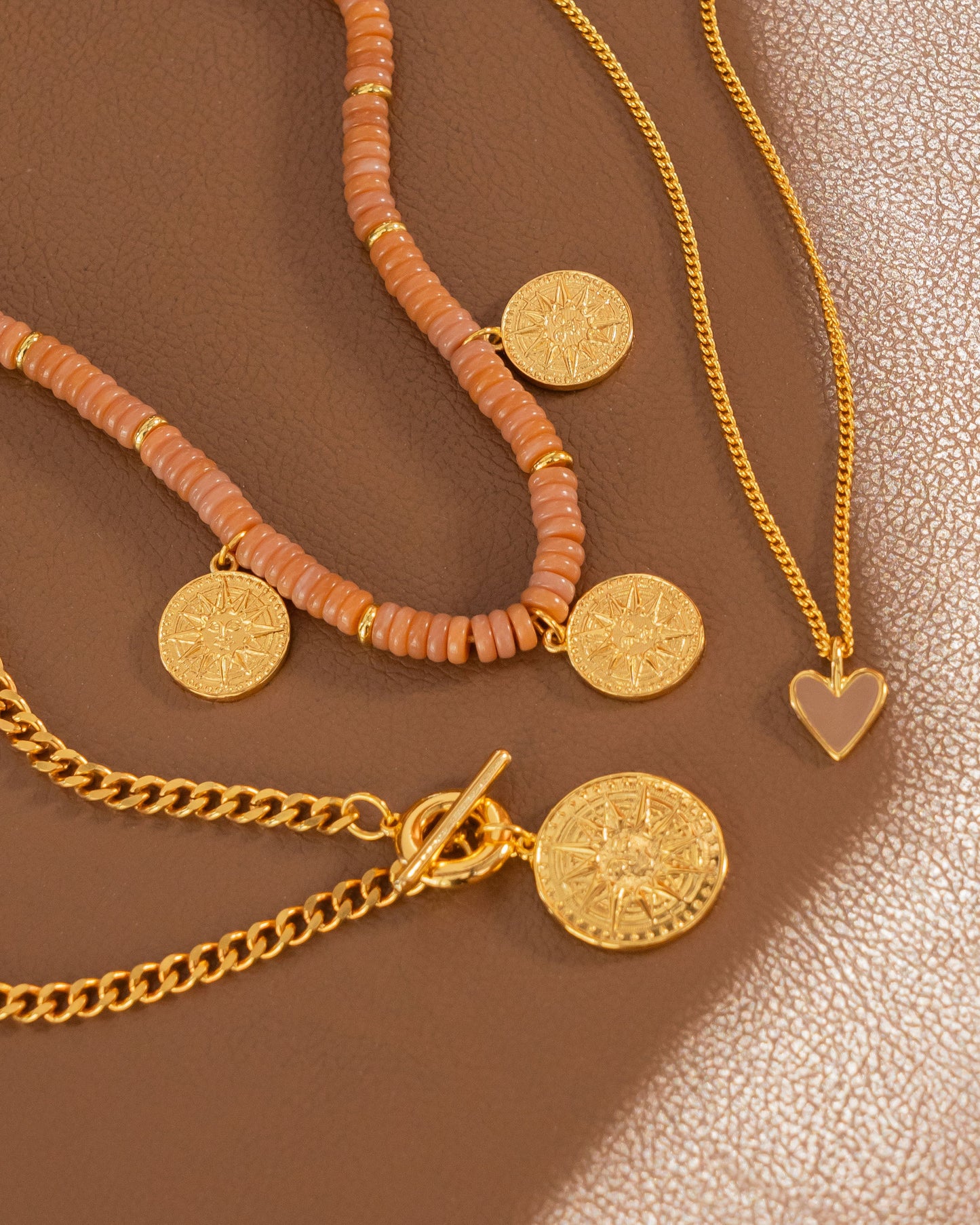 COLLAR 3 SOLES SOLES + ARETES*