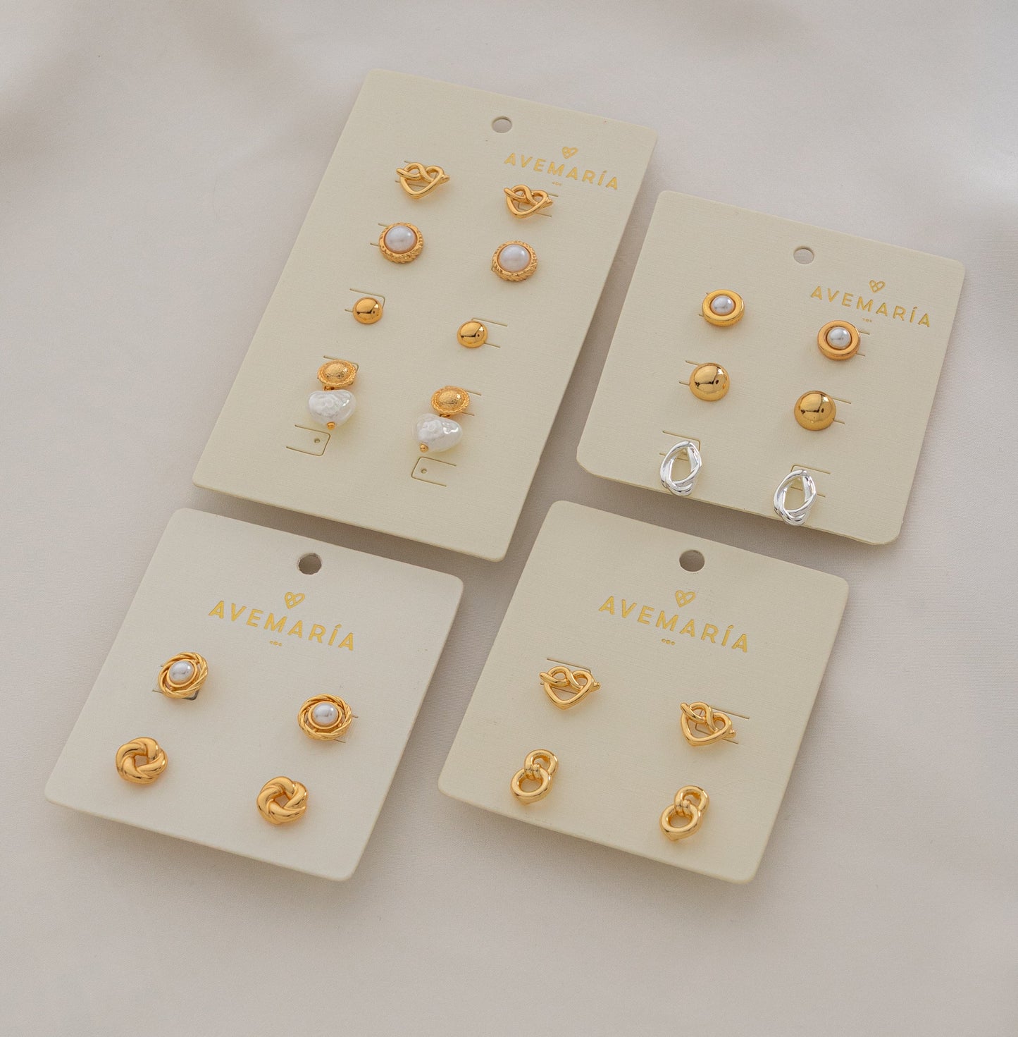 SET X2 ARETES PERLA LAZO