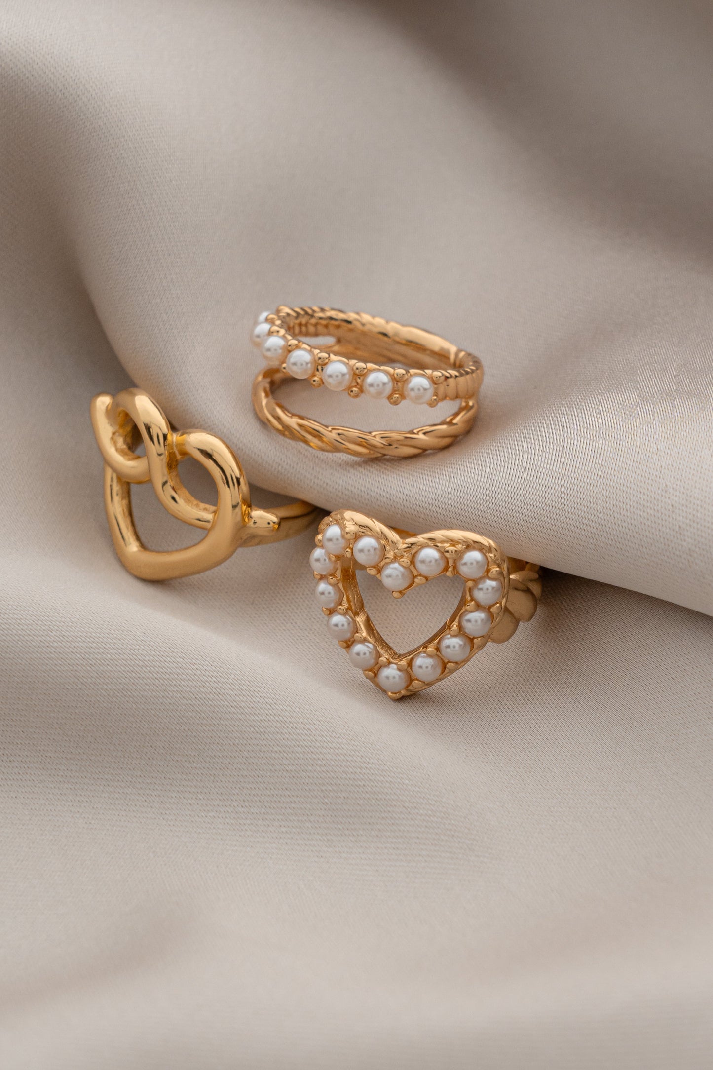 ANILLO MULTIPERLAS DOBLE*