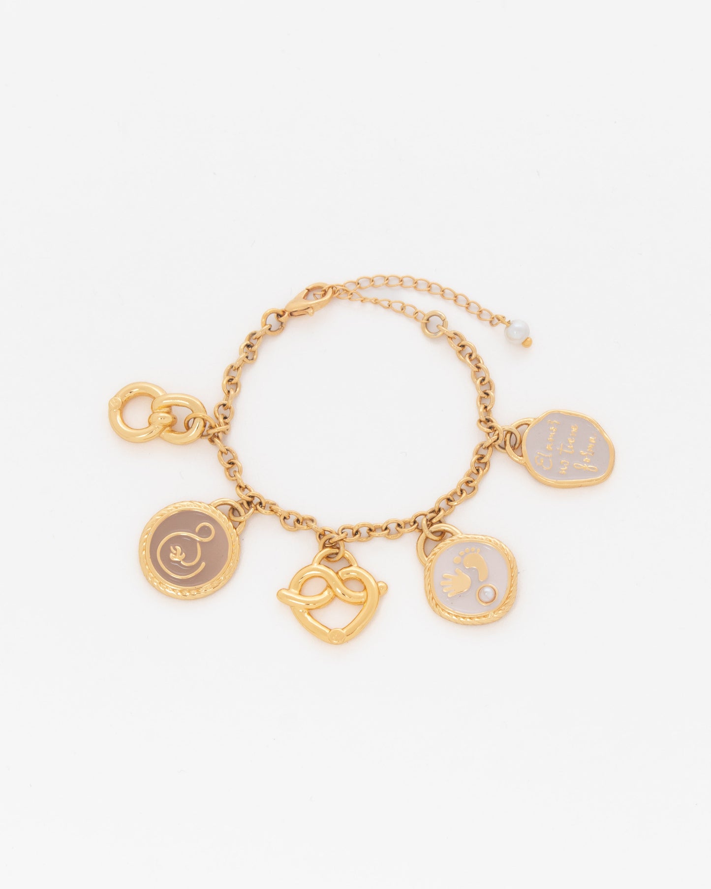 PULSERA MULTICHARMS LAZOS DE AMOR*