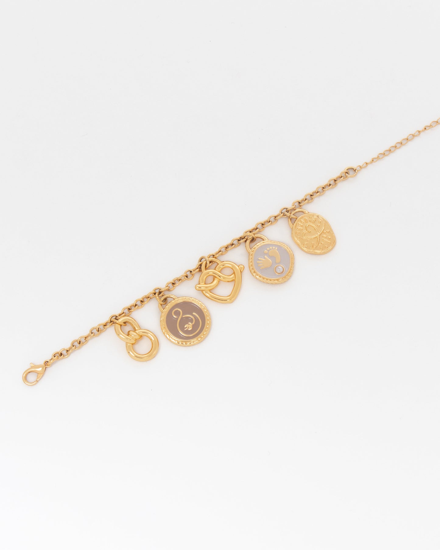 PULSERA MULTICHARMS LAZOS DE AMOR*