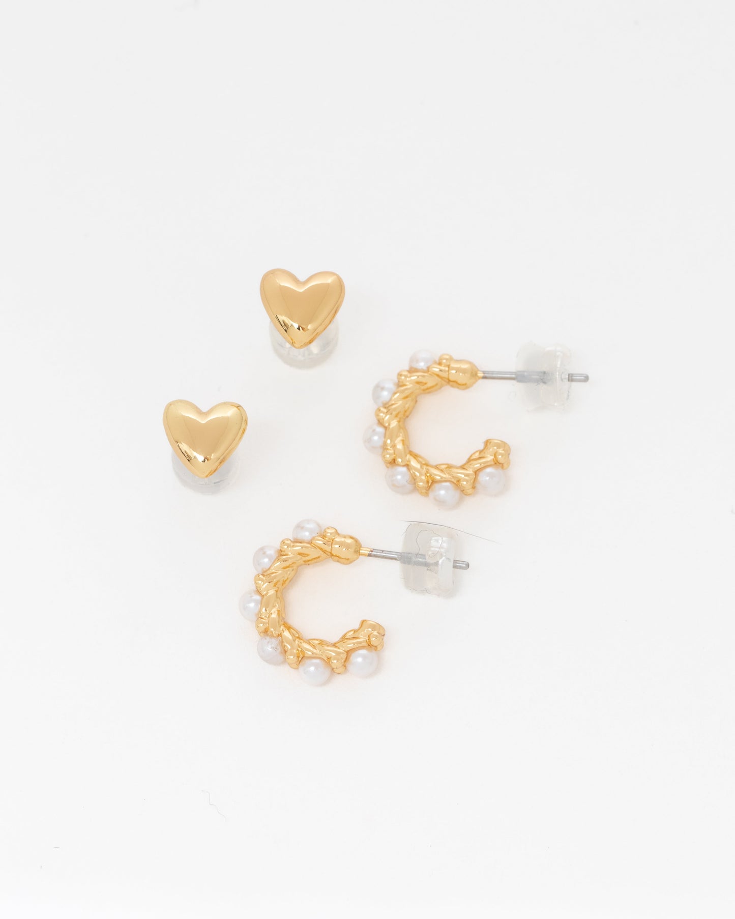 SET X2 ARETES CANDONGA PERLA
