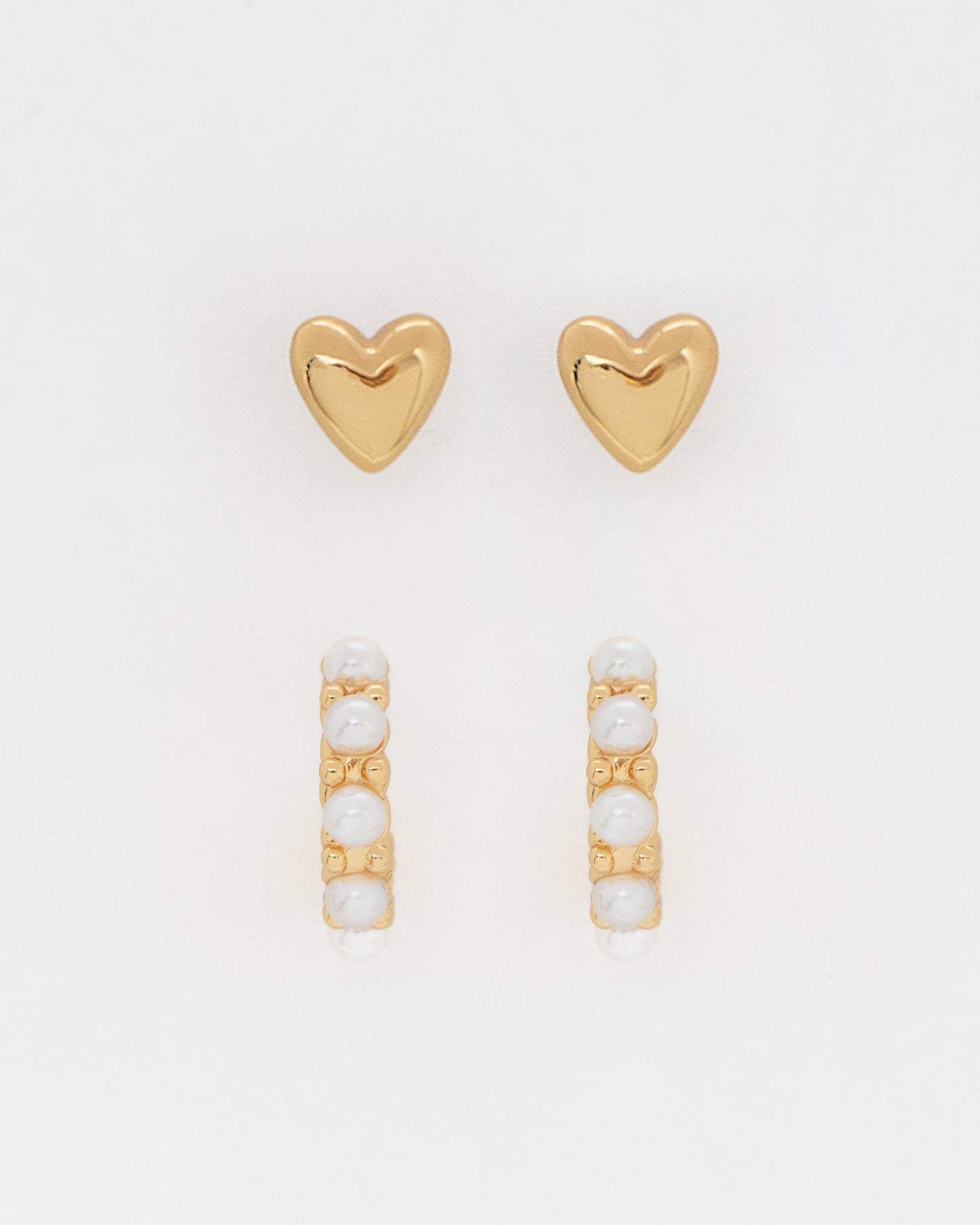 SET X2 ARETES CANDONGA PERLA