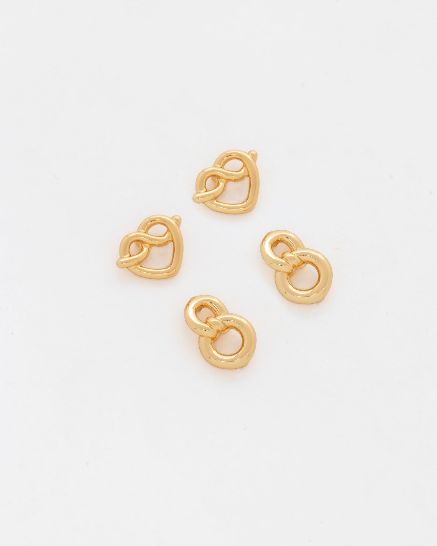 SET X2 ARETES LAZO DE AMOR*