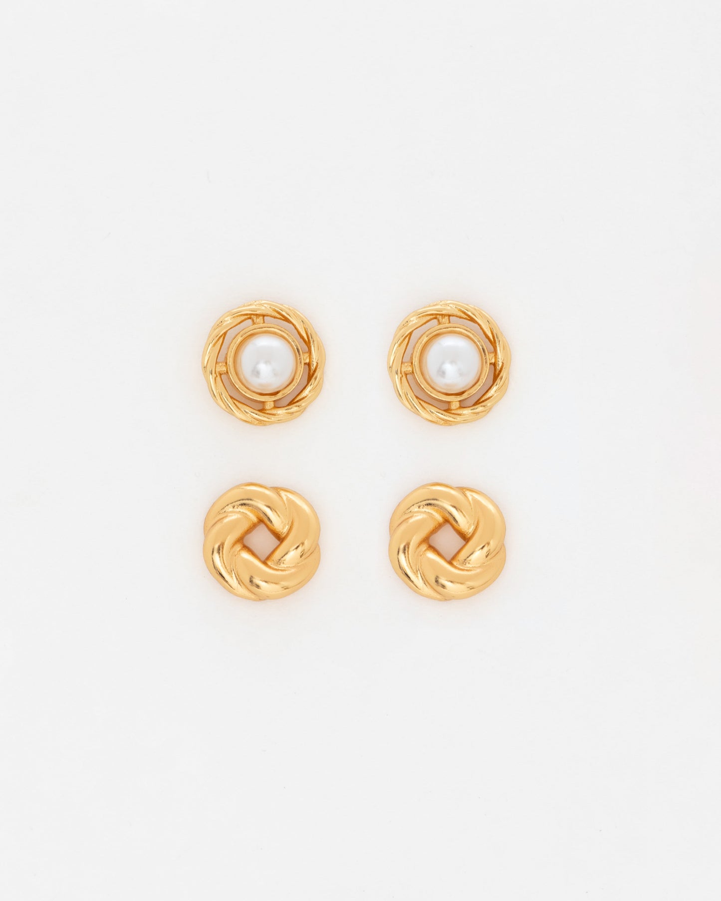 SET X2 ARETES PERLA LAZO