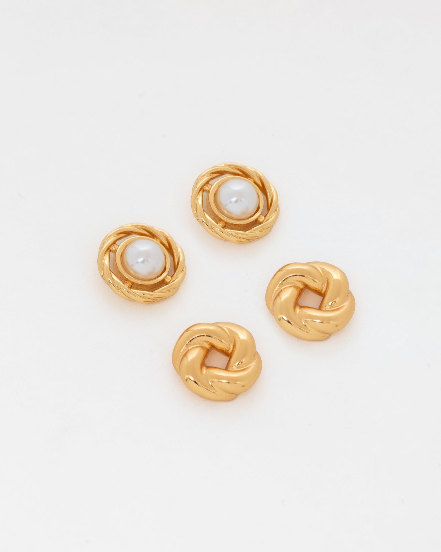 SET X2 ARETES PERLA LAZO