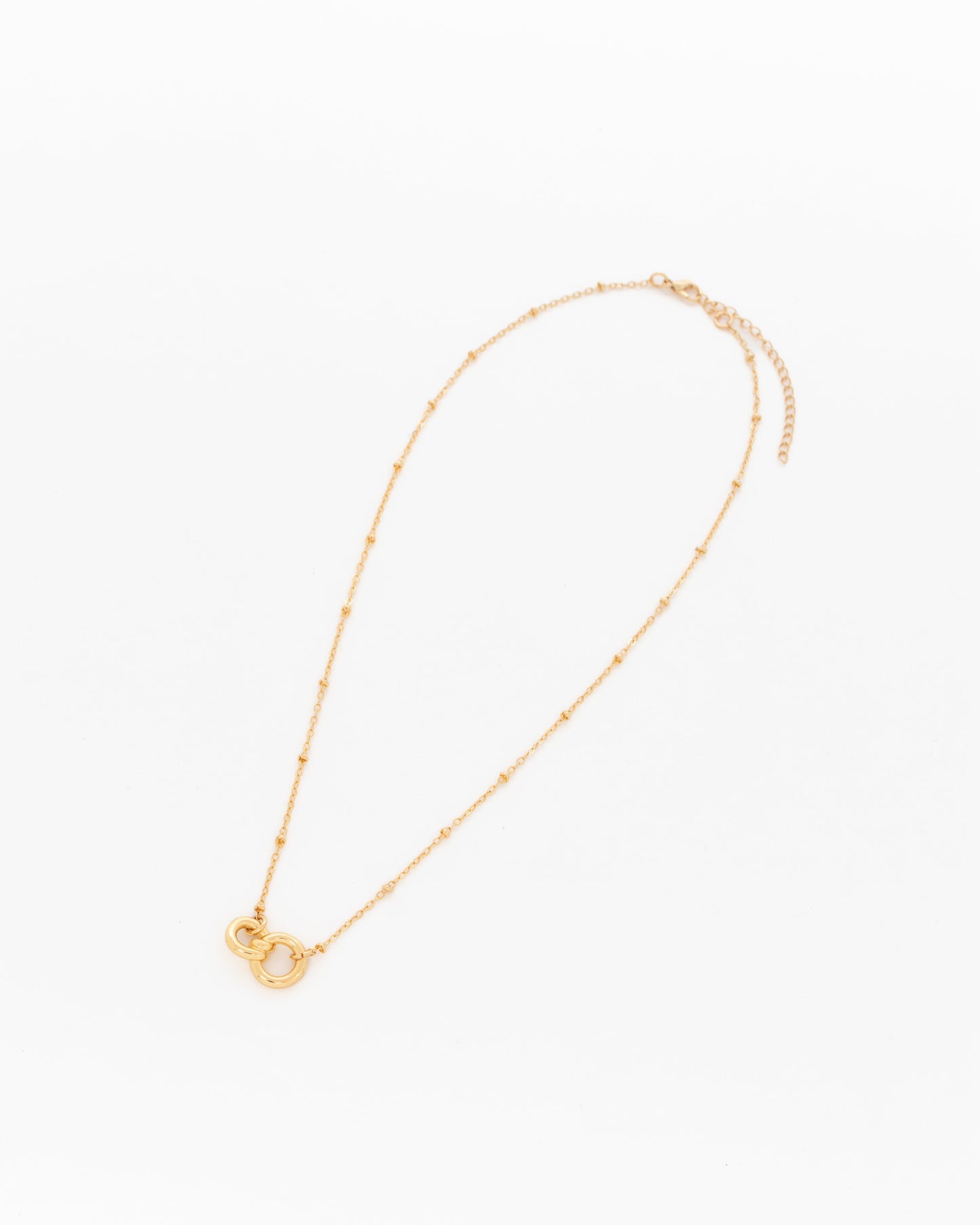 COLLAR ESLABÓN LAZO + ARETES