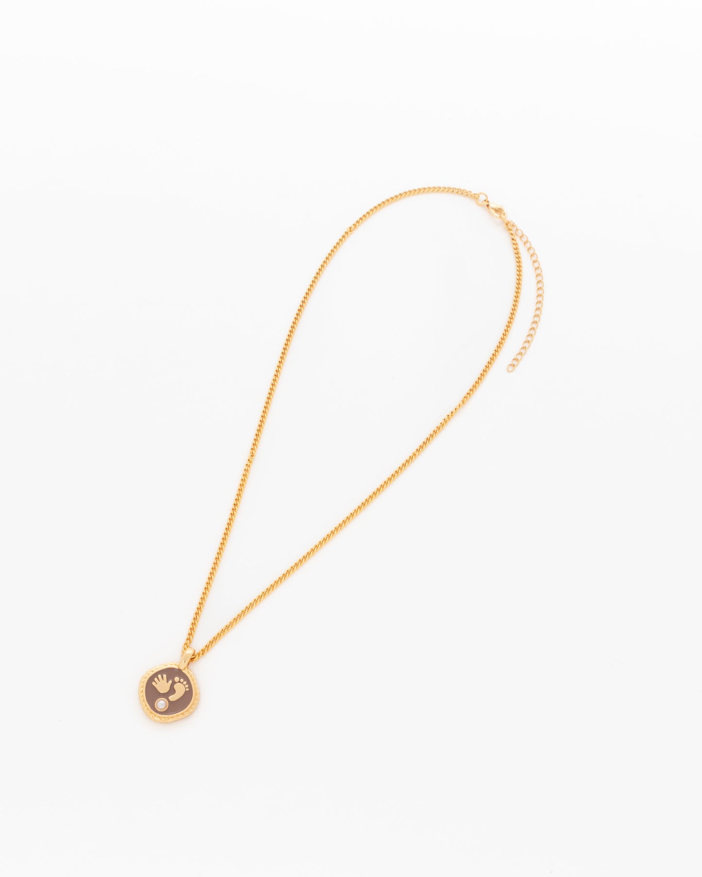 COLLAR MANITO PERLA + ARETES PERLA*