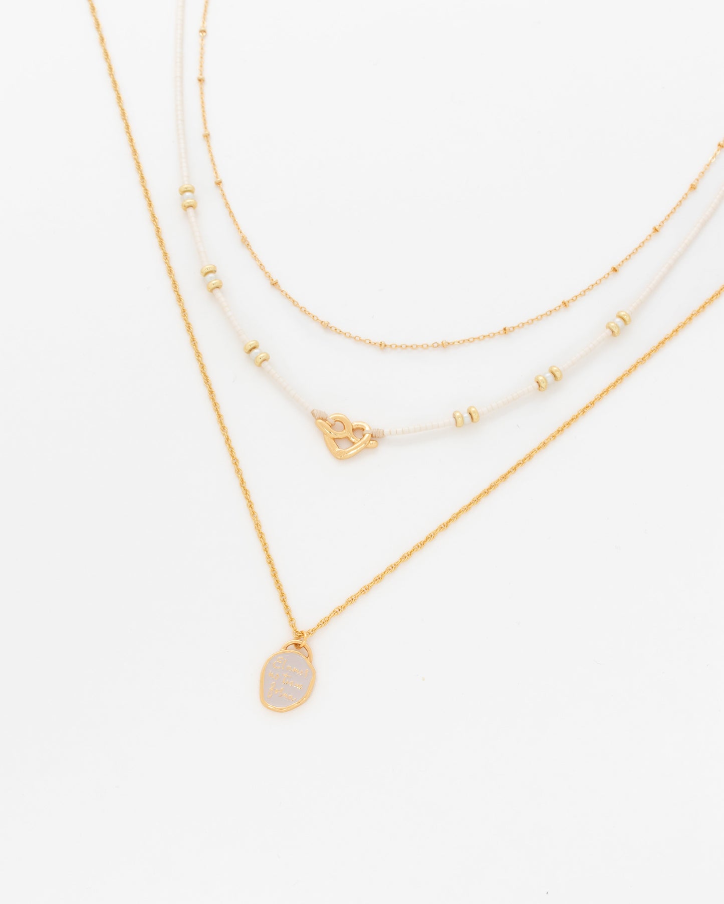 SET X2 COLLARES AMOR + ARETES*