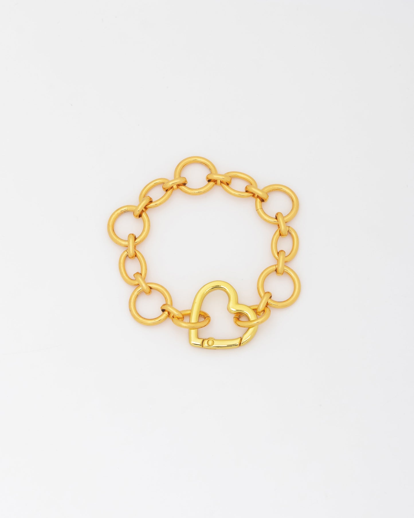 PULSERA BROCHE CORAZÓN + ARETES*