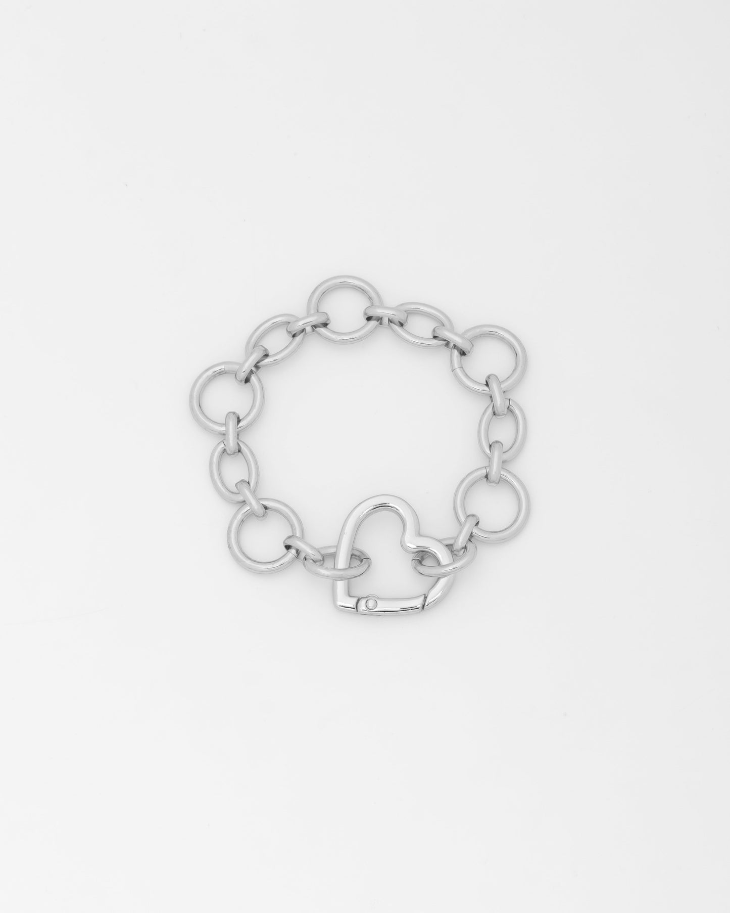 PULSERA BROCHE CORAZÓN + ARETES*