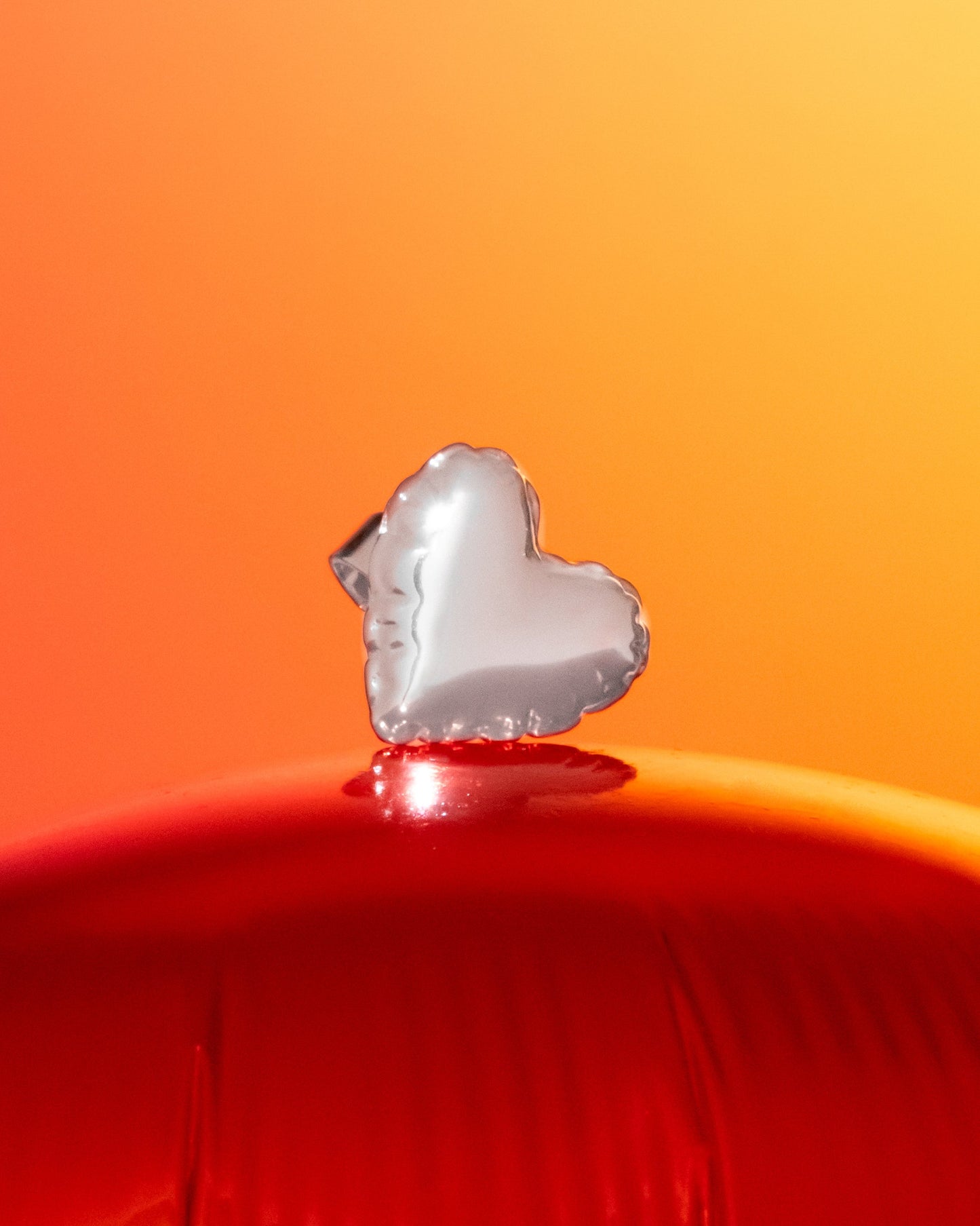 ANILLO CORAZÓN GLOBO*