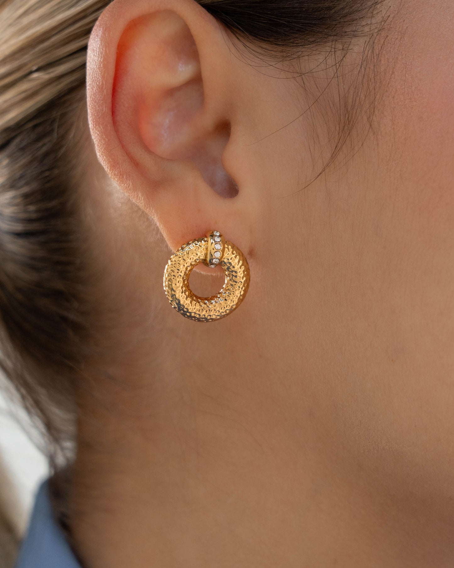 ARETES DONA CRISTAL - GOLD