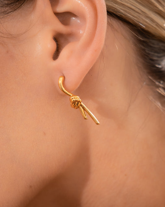 ARETES LAZO DE AMOR - GOLD