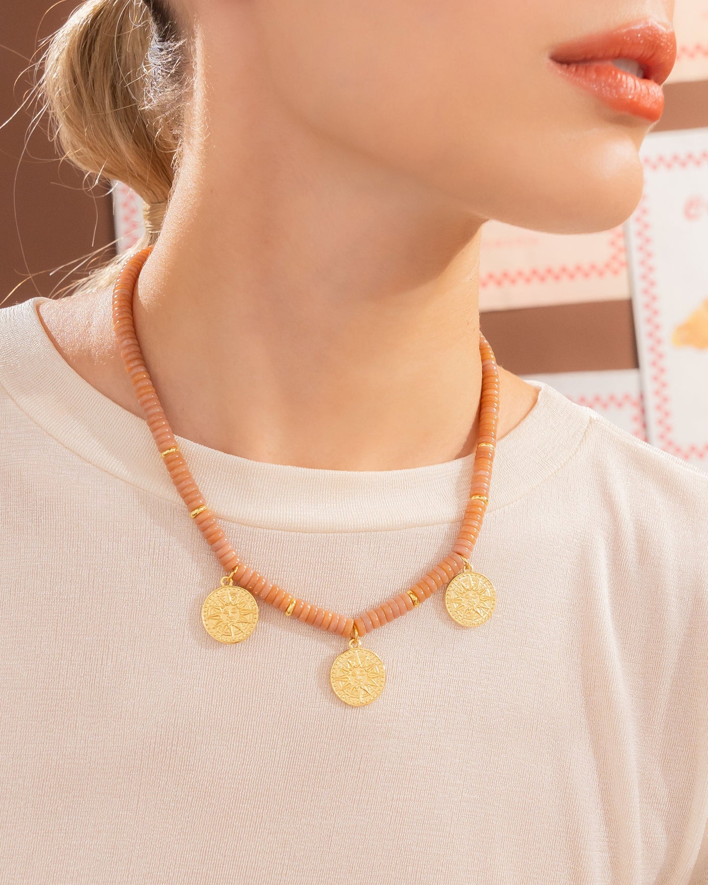 COLLAR 3 SOLES SOLES + ARETES*