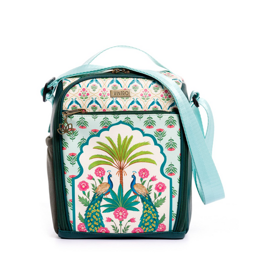 LONCHERA PARA MUJER GUADALUPE ESTAMPADA INDIAN GARDEN*