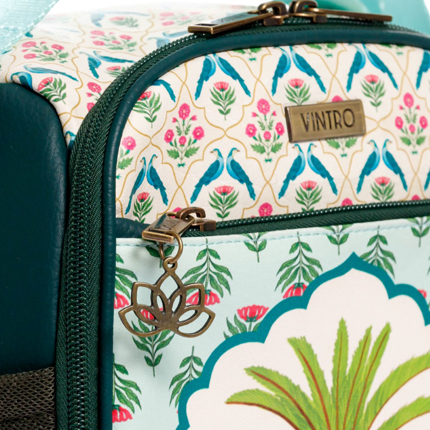 LONCHERA PARA MUJER GUADALUPE ESTAMPADA INDIAN GARDEN*