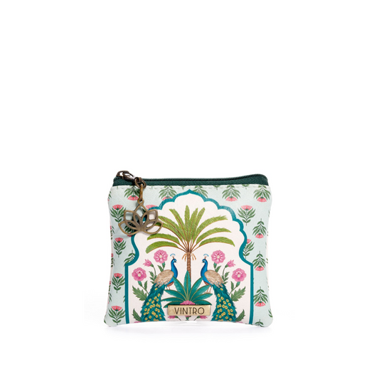 MONEDERO PARA MUJER BASICO ESTAMPADO INDIAN GARDEN*