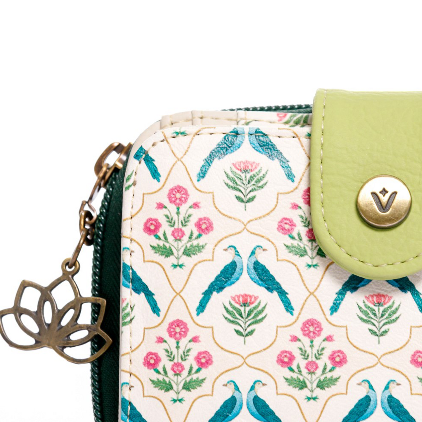BILLETERA PARA MUJER DINAMARCA ESTAMPADA INDIAN GARDEN*