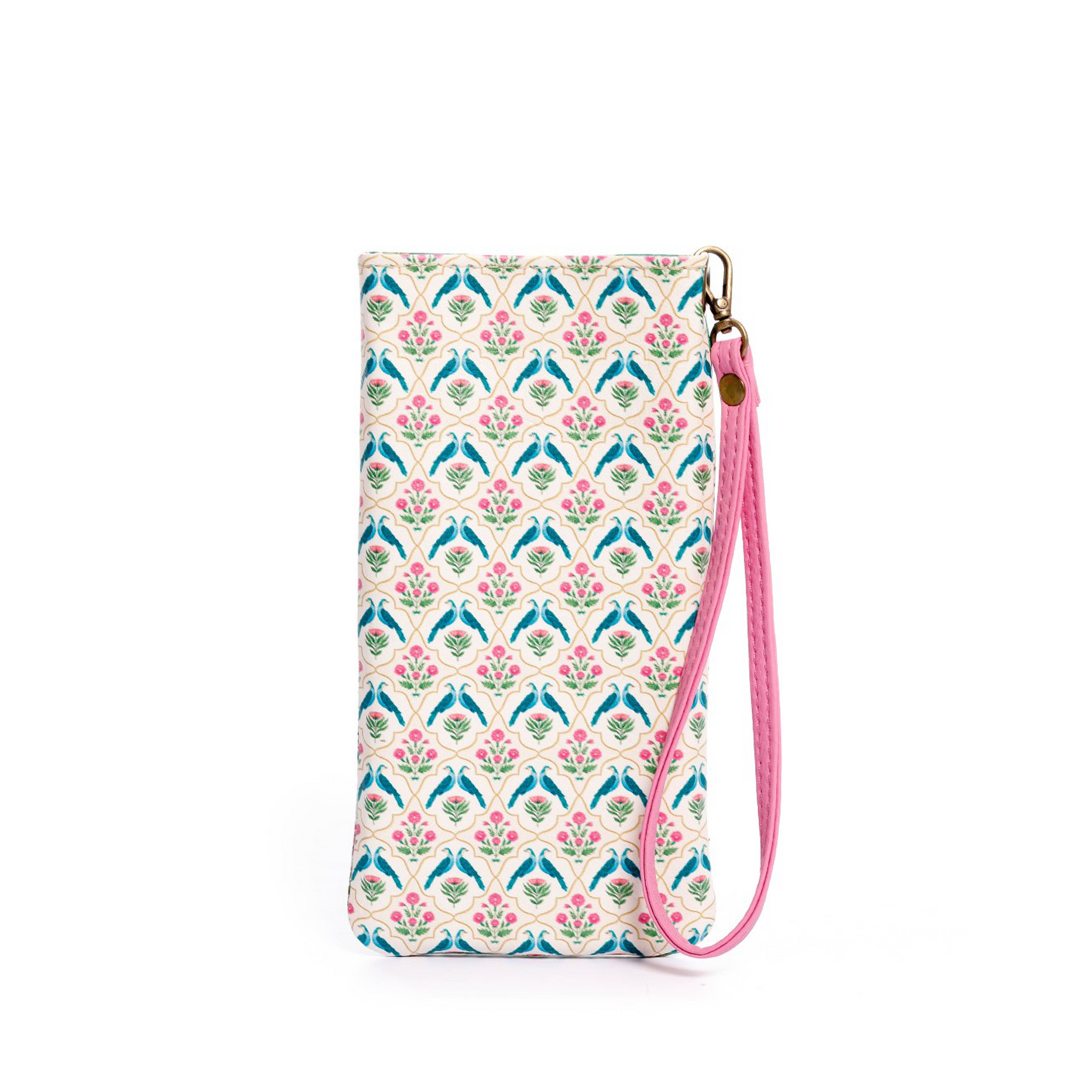 ESTUCHE DE GAFAS O CELULAR PARA MUJER INDIAN GARDEN CON PULSERA Y BROCHE*