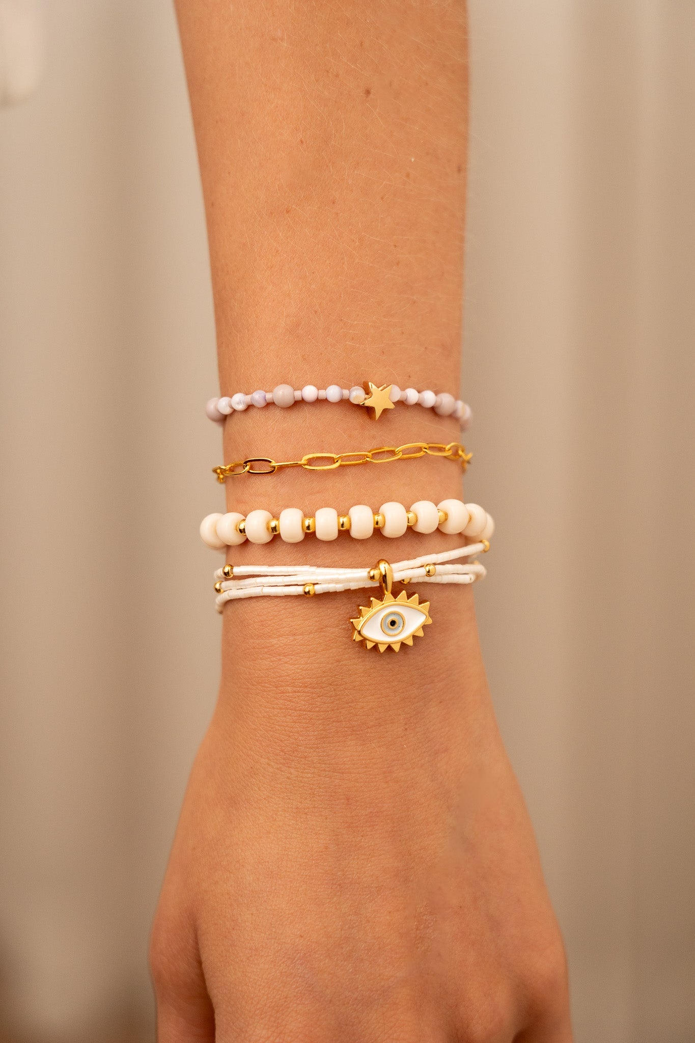 SET X4 PULSERAS INTUICIÓN STAR + ARETES