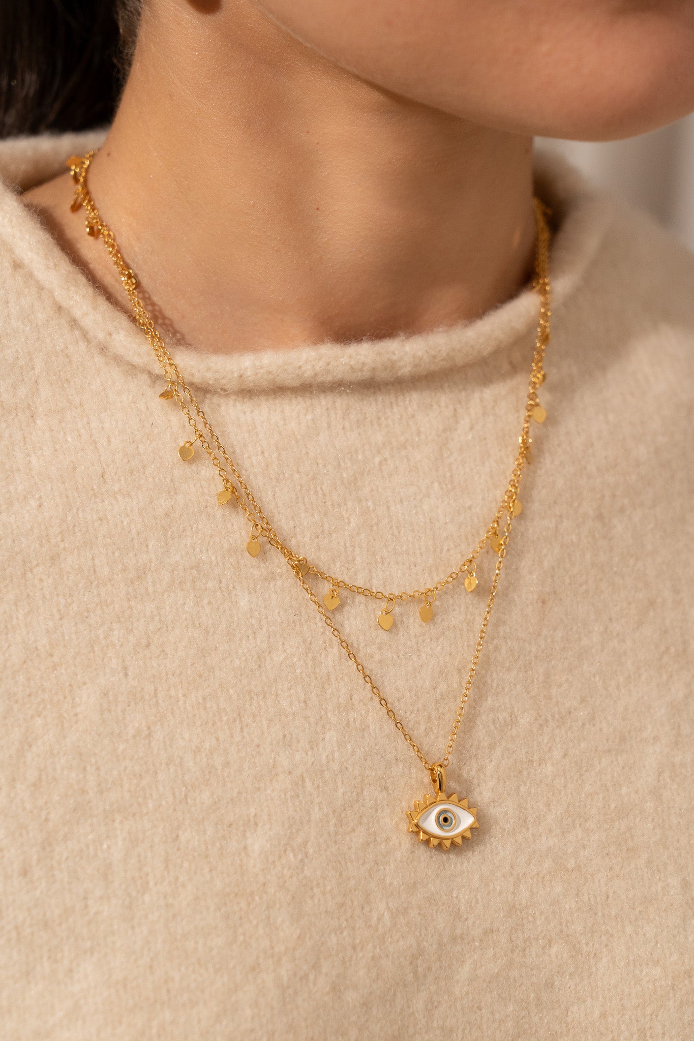 SET X2 COLLARES INTUICIÓN LOVE + ARETES*