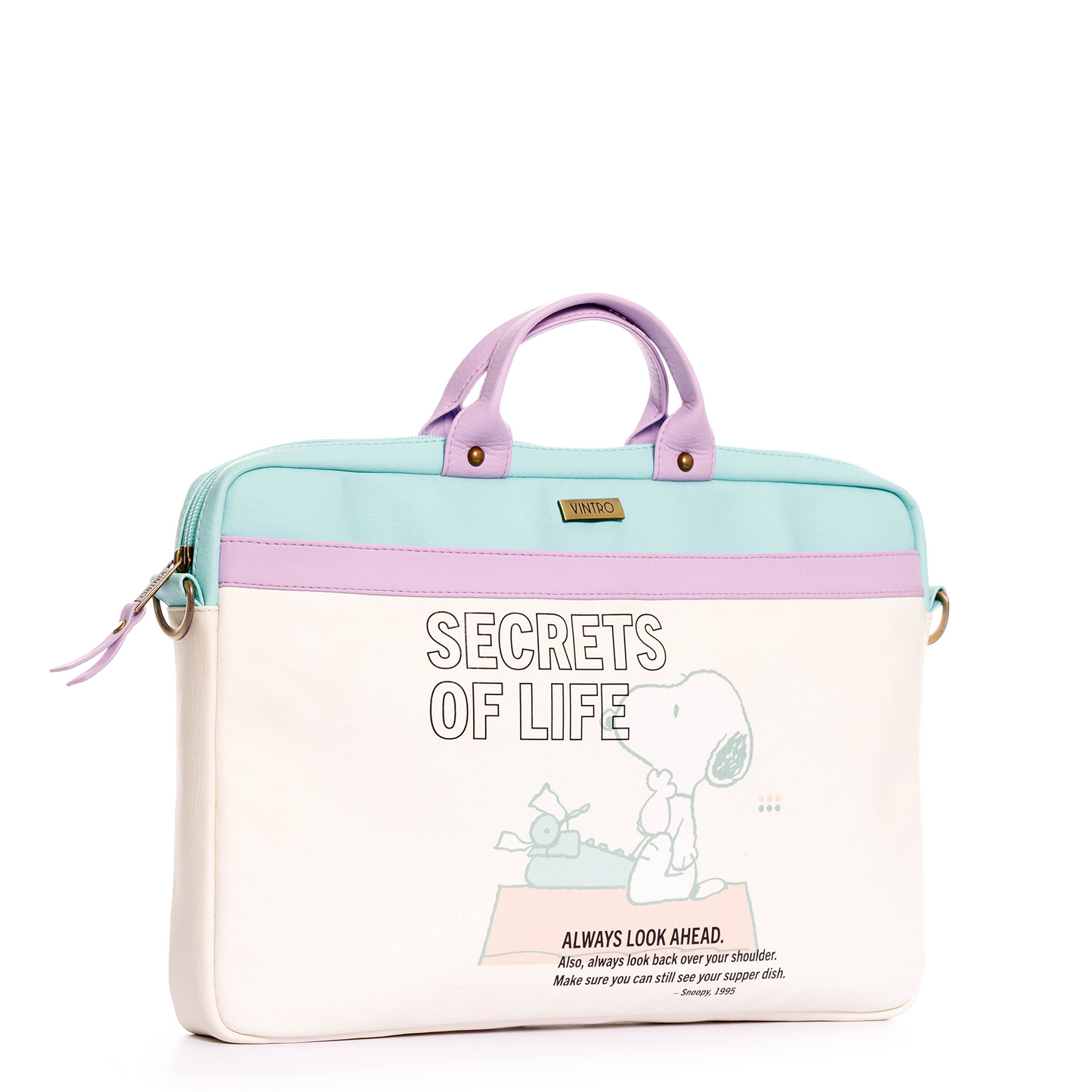 MALETIN PC BASICO SNOOPY WORDS IN COLORS*