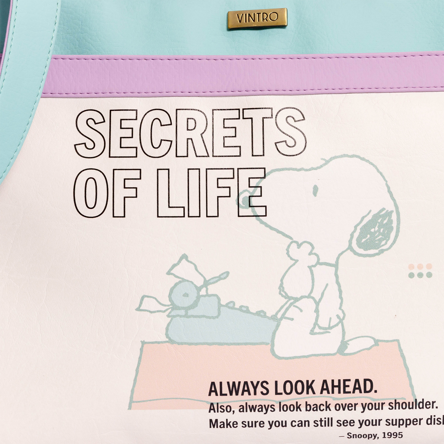 MALETIN PC BASICO SNOOPY WORDS IN COLORS*