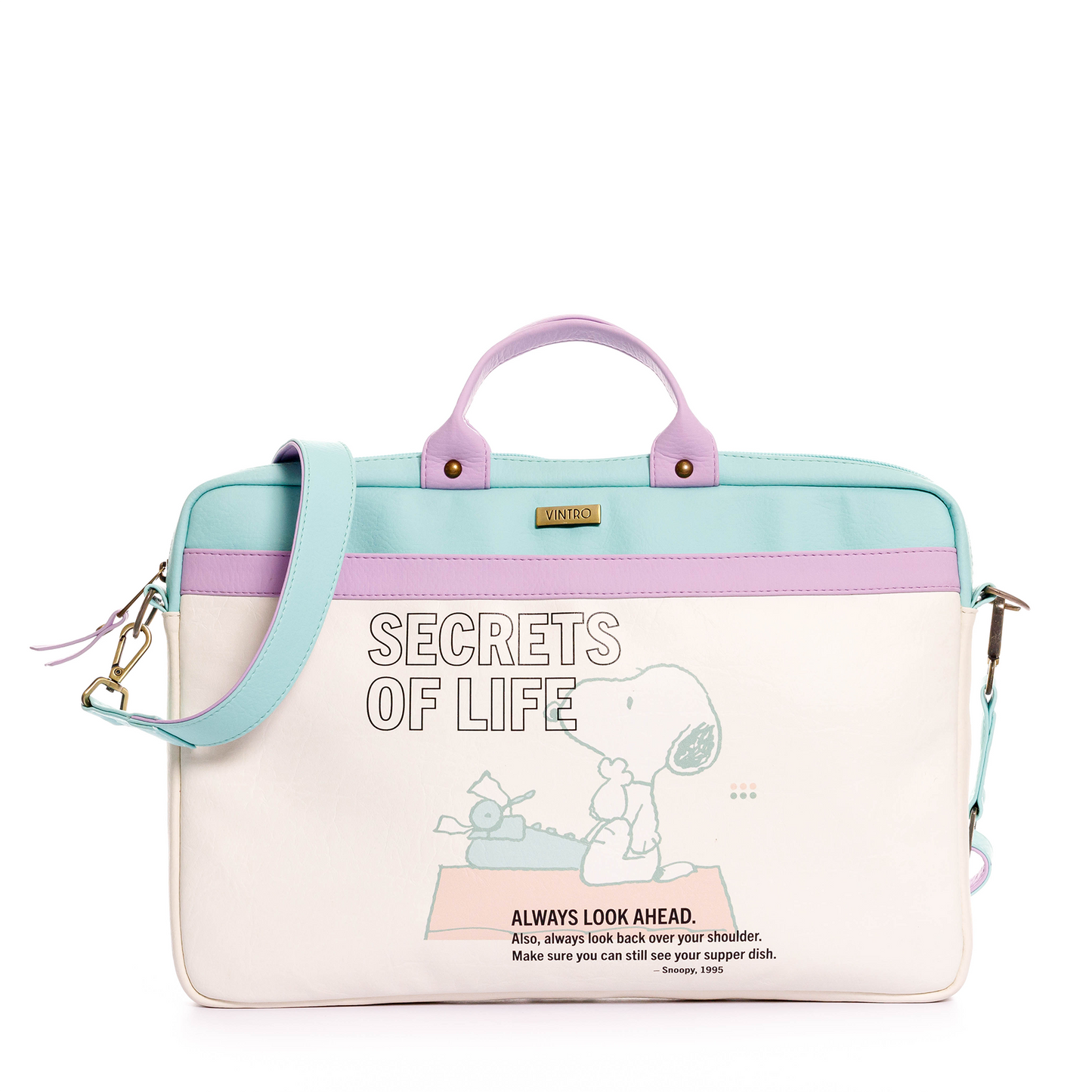 MALETIN PC BASICO SNOOPY WORDS IN COLORS*