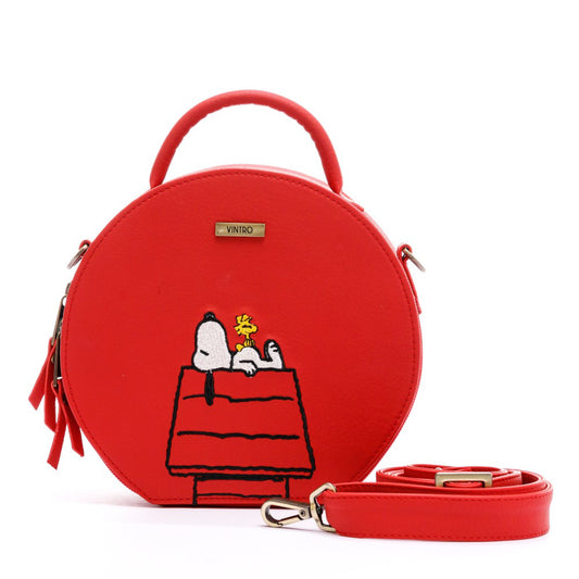 MANOS LIBRES SUIZA ROJO TRENDY SNOOPY*