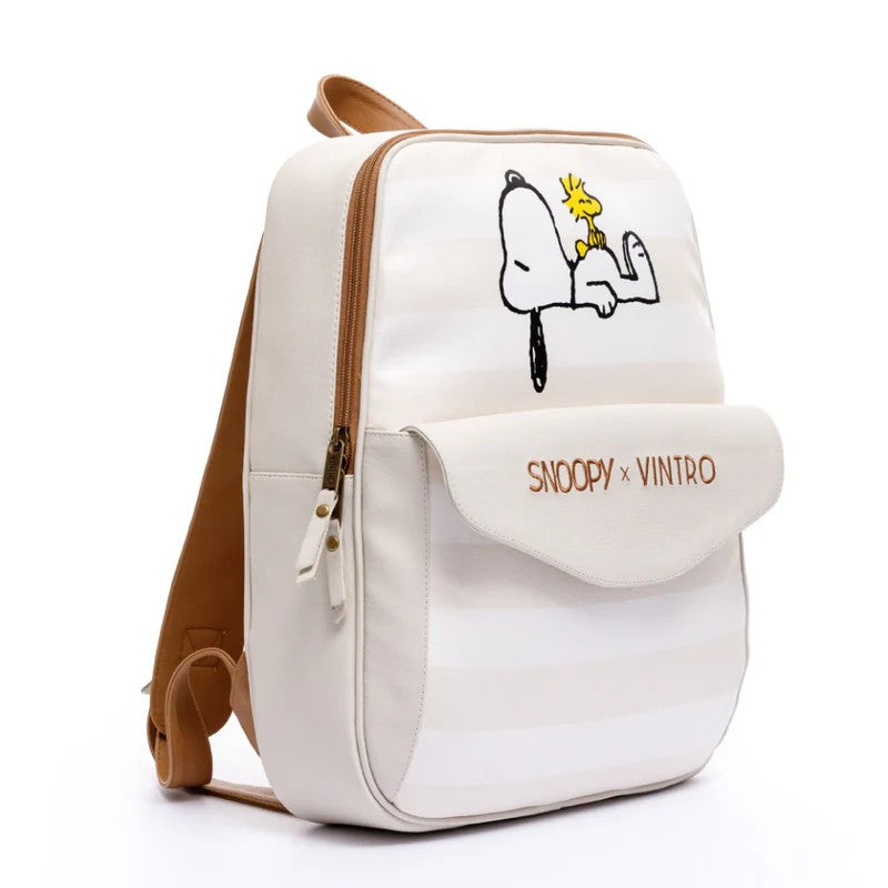 MORRAL CHILE BEIGE A ORILLAS DEL MAR SNOOPY*
