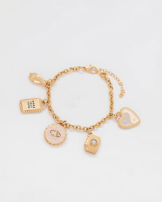 PULSERA AFIRMACIONES + ARETES*