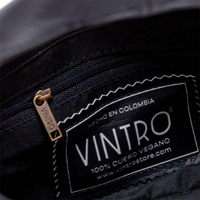 MANOS LIBRES PARA MUJER BIRDIE NEGRO EN CUERO VEGANO*