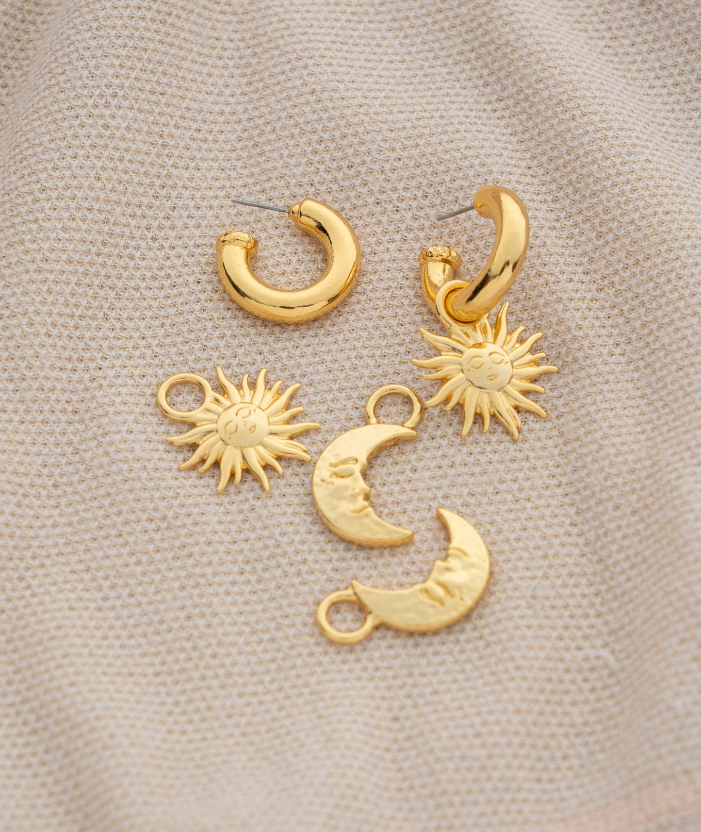 CANDONGAS LUNA Y SOL 2 EN 1 - GOLD