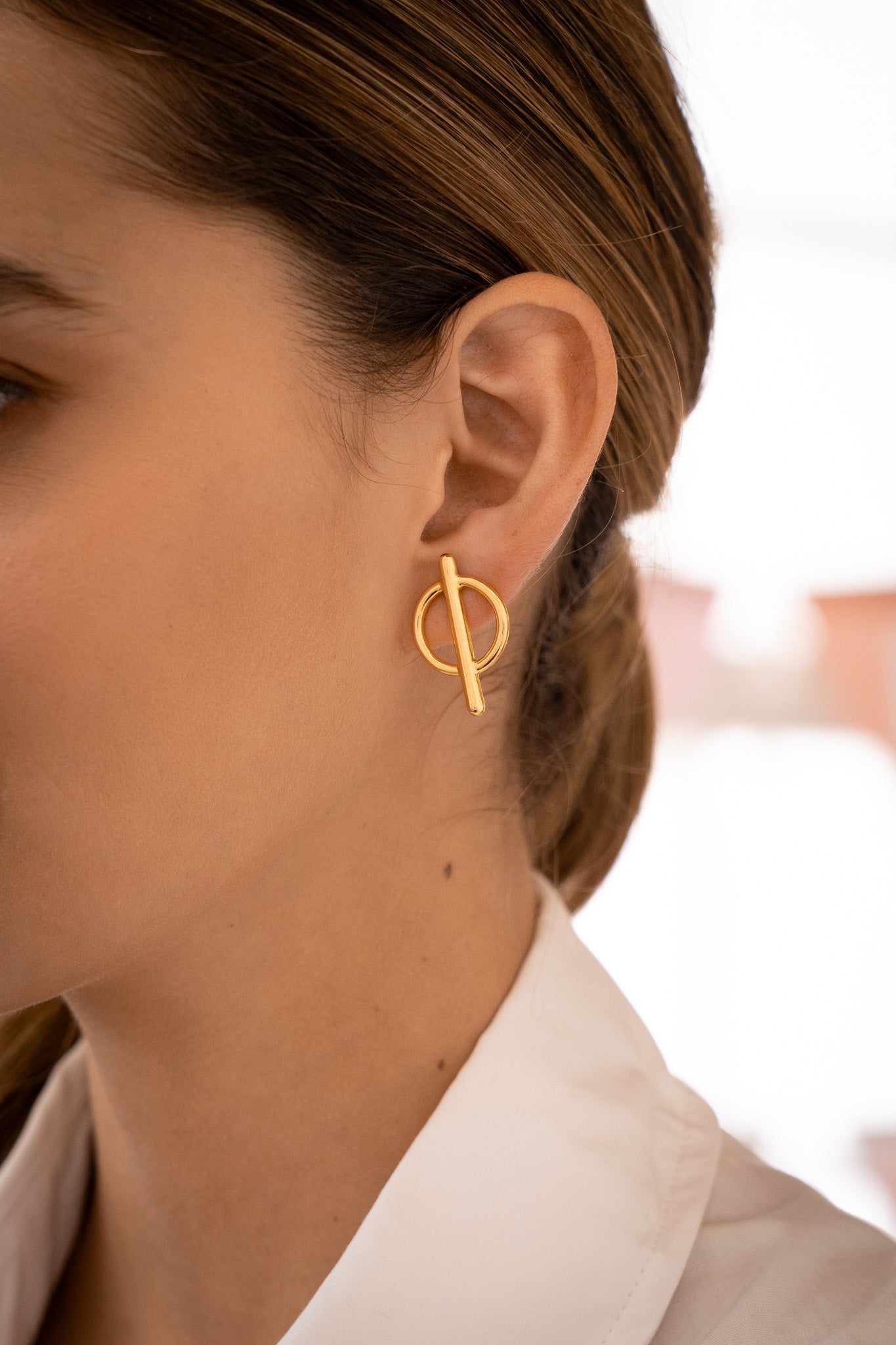 SET ARETES X3 PERLAS Y DORADO