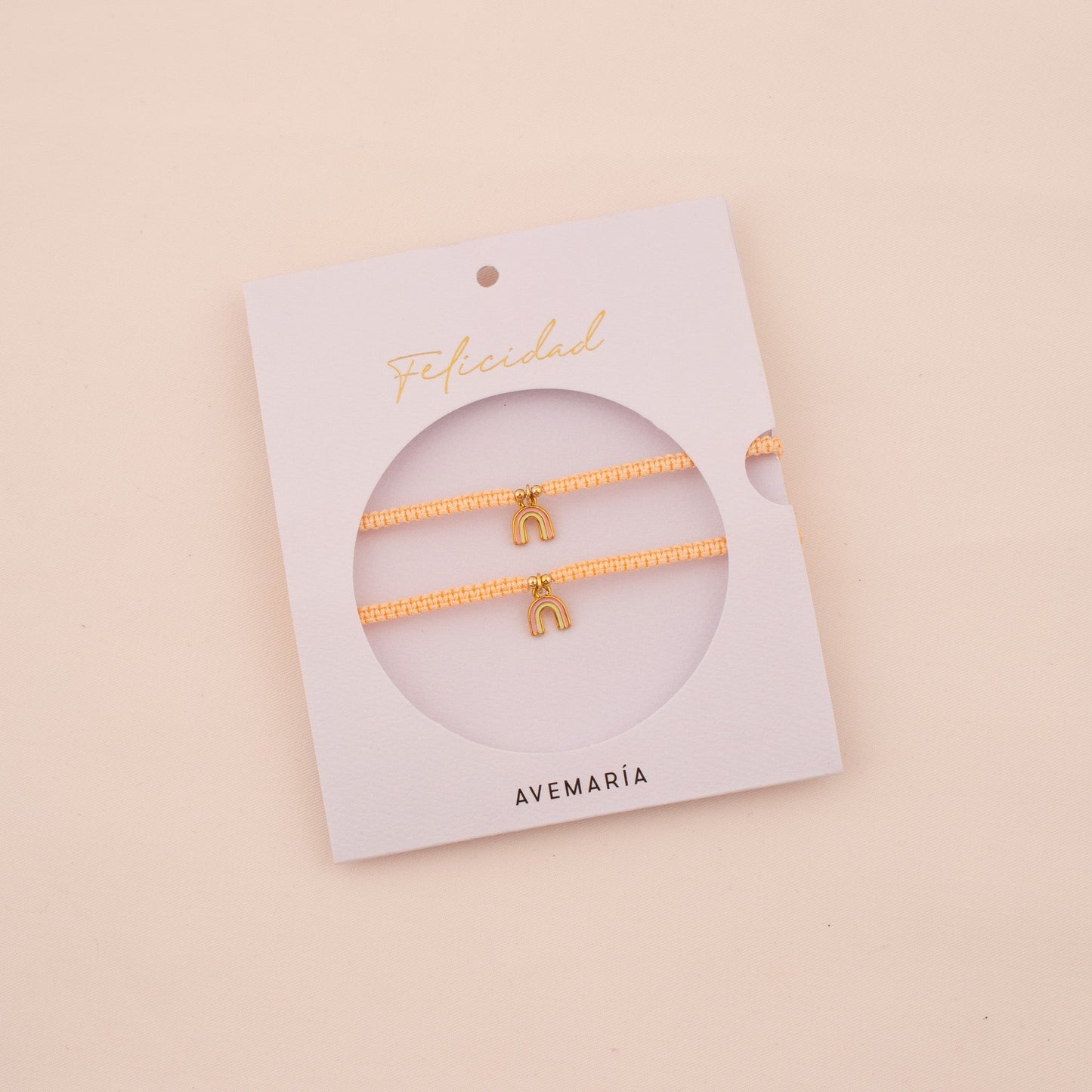 SET PULSERAS X2 ARCOIRIS + EMPAQUE ESPECIAL