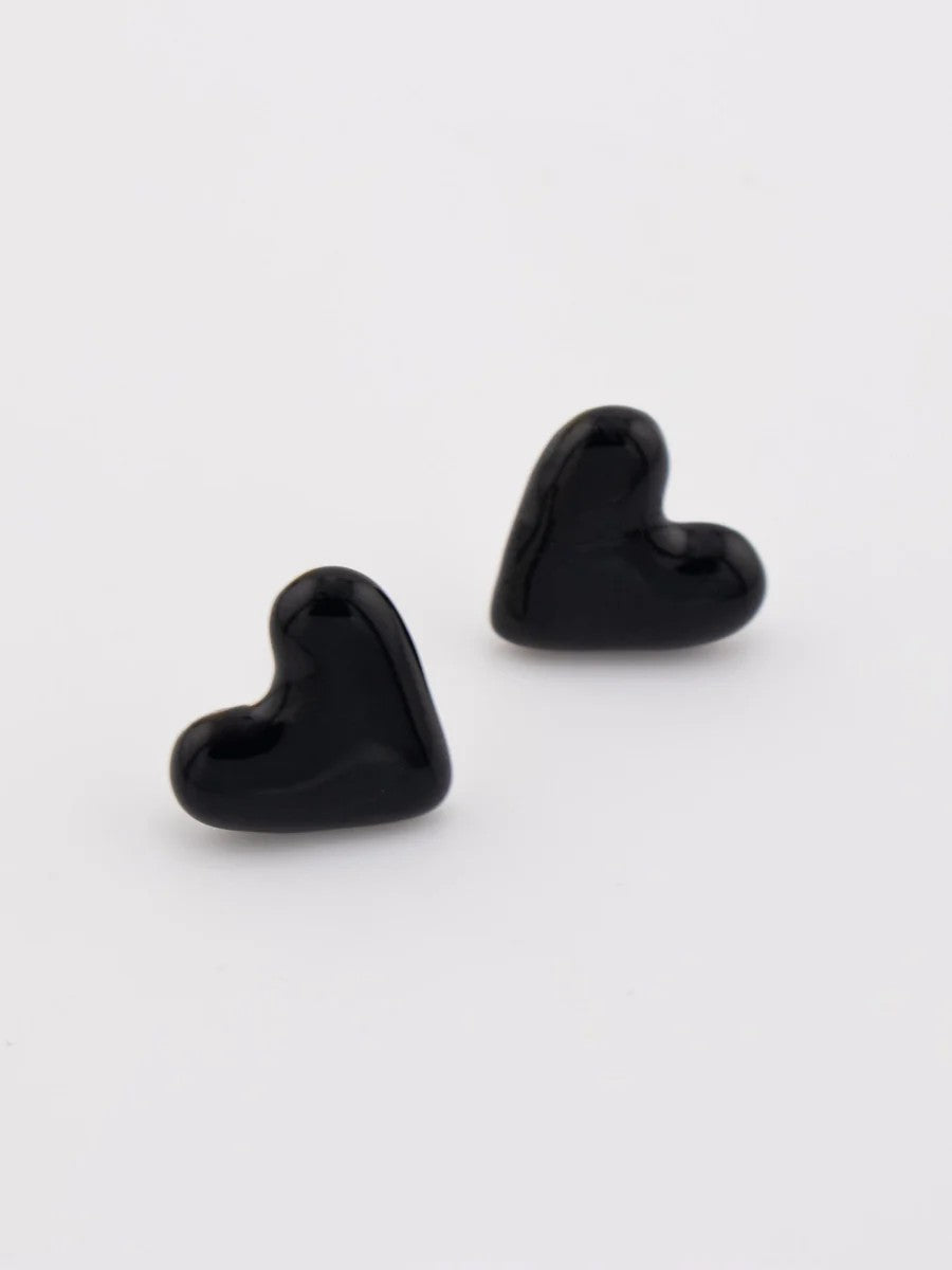 TOPOS MAXI CORAZON  - NEGRO