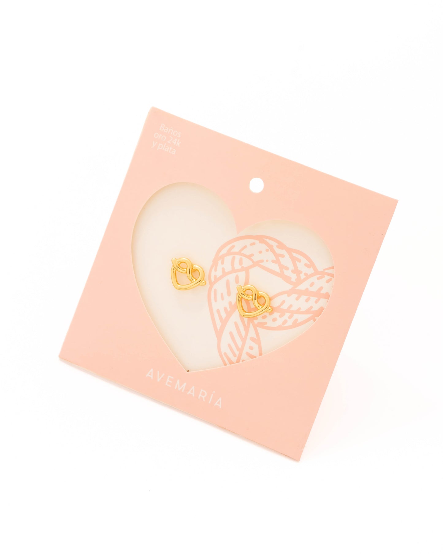 ARETES CORAZÓN LAZO*
