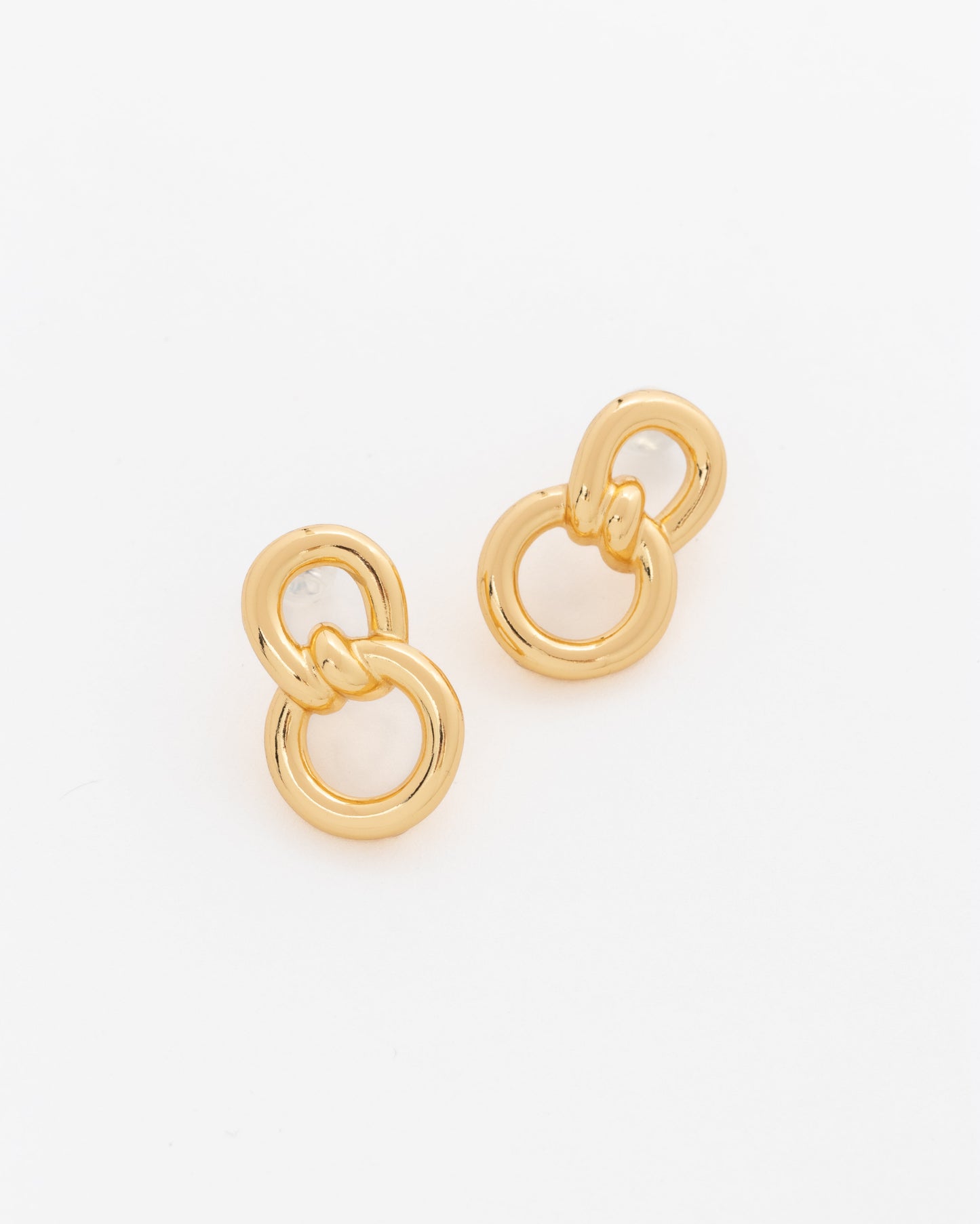 ARETES ESLABÓN NUDO - GOLD
