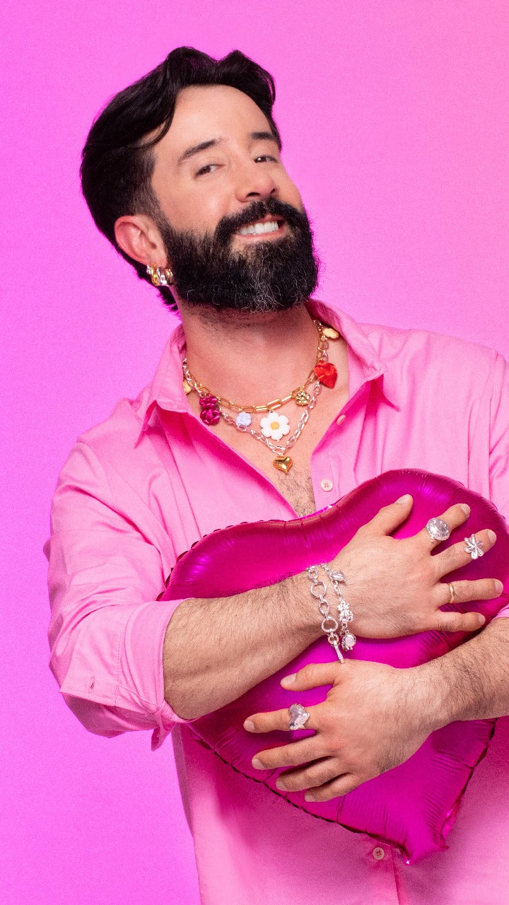 COLLAR CORAZÓN GLOBO*