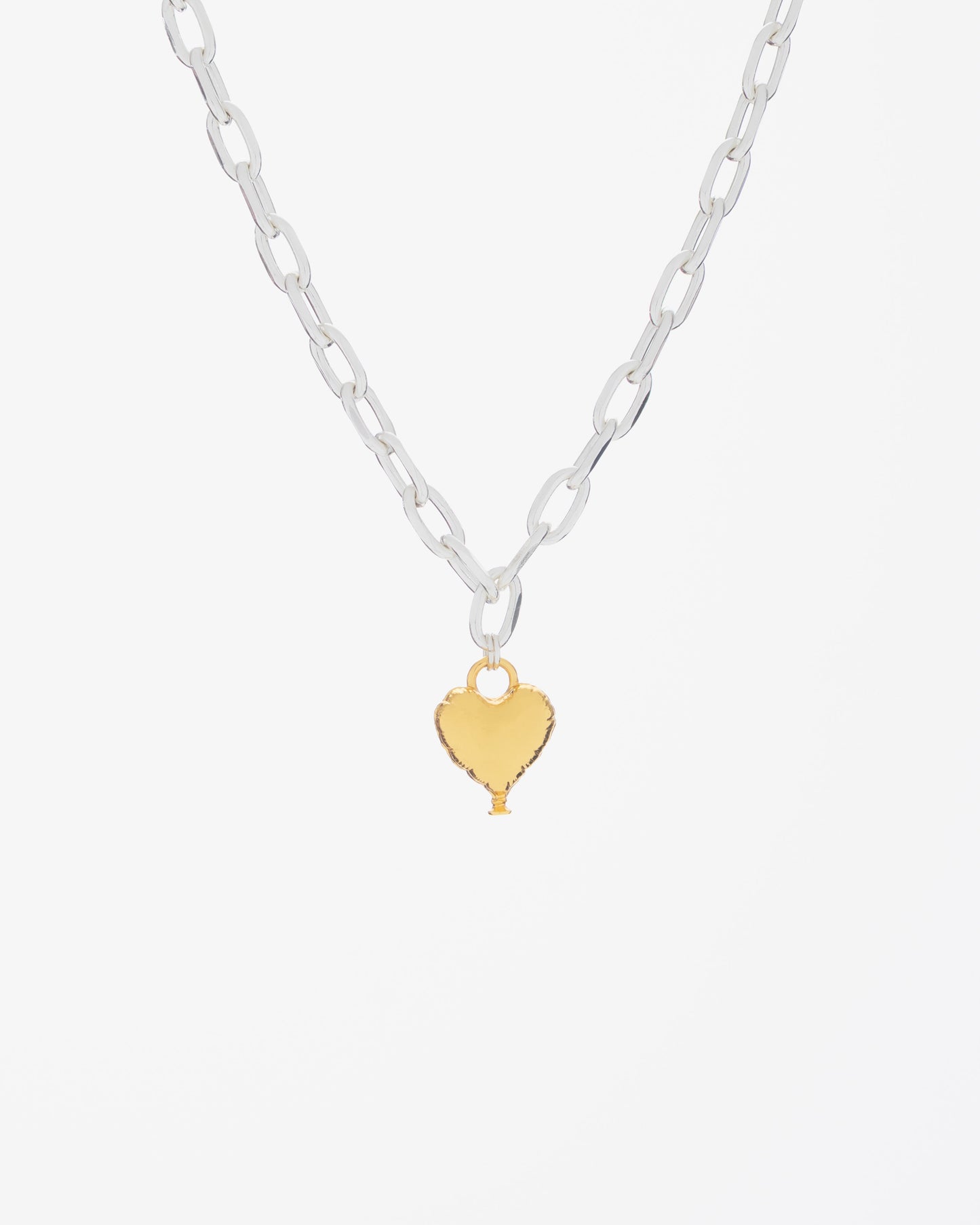 COLLAR CORAZÓN GLOBO*