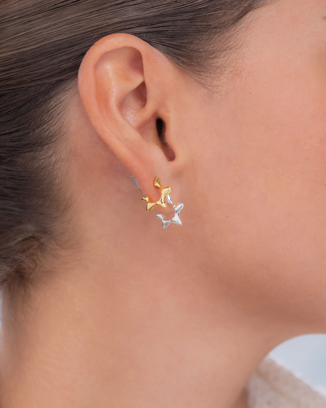 CANDONGAS MINI ESTRELLAS PLATA