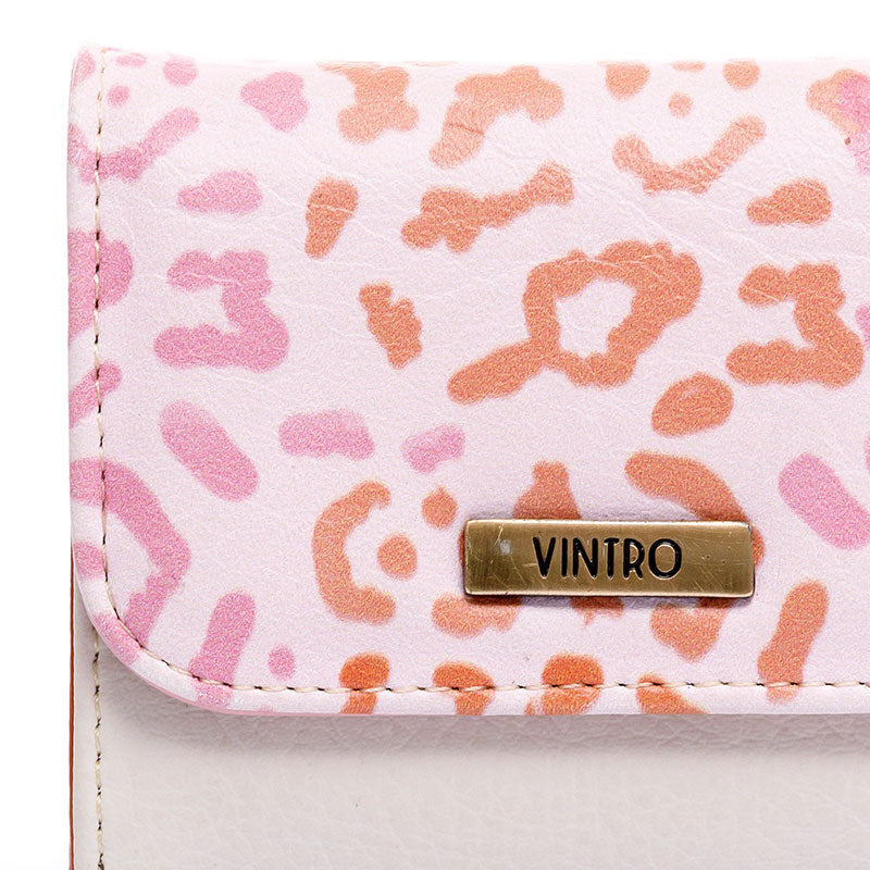 BILLETERA ITALIA PARAISO SALVAJE PRINT ROSADO