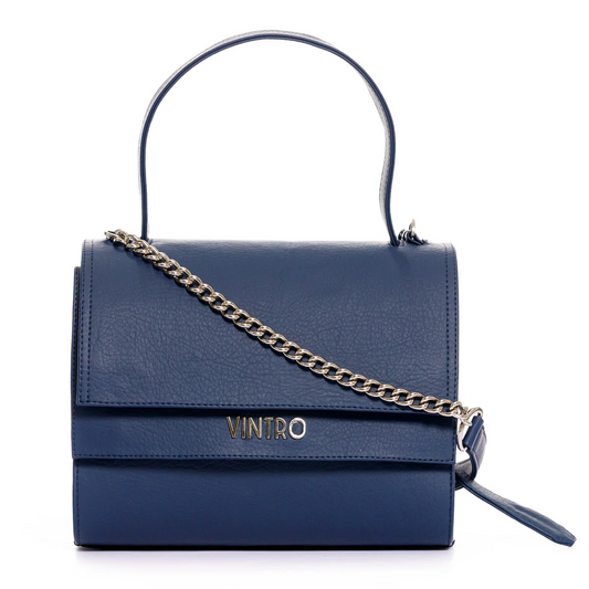 CARTERA DANDY AZUL CON CARGADERA EN CADENA