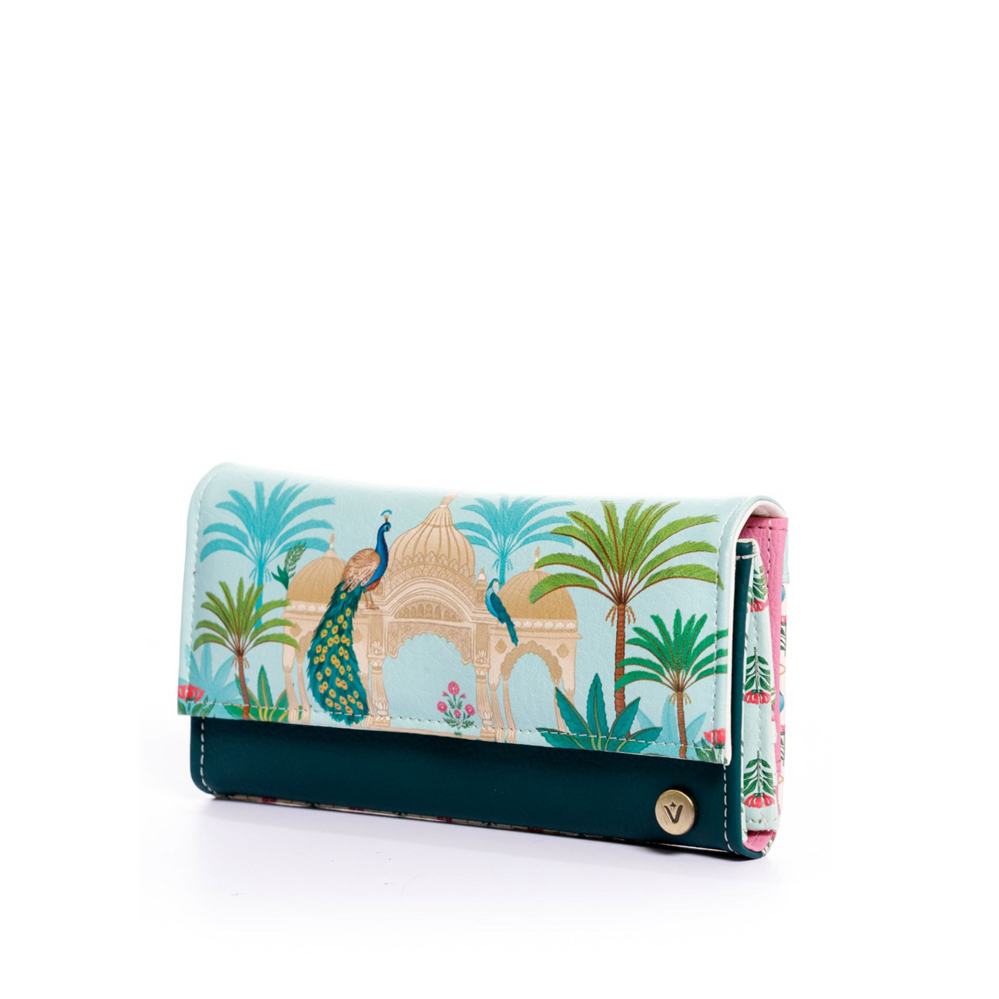 BILLETERA PARA MUJER CLASICA INDIAN GARDEN*