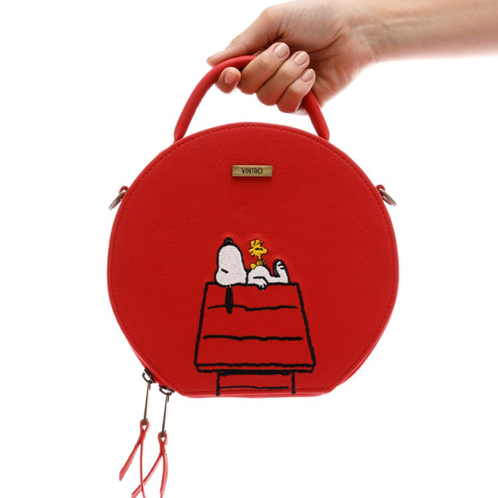 MANOS LIBRES SUIZA ROJO TRENDY SNOOPY*