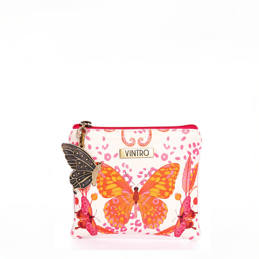 MONEDERO PARA MUJER BASICO ESTAMPADO MARIPOSAS